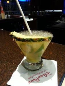 Pineapple caipirinha at Wave in the Contemporary Resort.