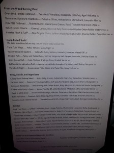 We were told the California Grill was closed for seven months and reopened September 9, 2013 after a complete renovation and menu revamp. We dined there November 15. It's tough to get a reservation but you can eat at the smallish bar or at a first-come, first-served smaller lounge by the bar -- but only if your seat has a table.