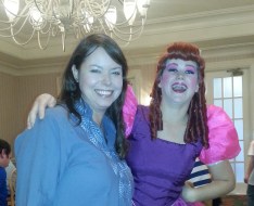 Cinderella's stepsister Anastasia was psyched to meet someone else with her name