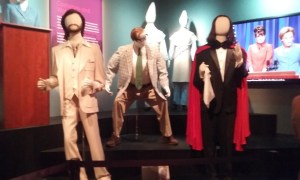 Costumes on display at the SNL exhibition