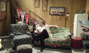 Wayne's World set at the SNL exhibition in NYC