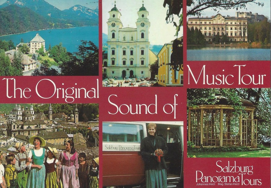 Sound of Music tour postcard