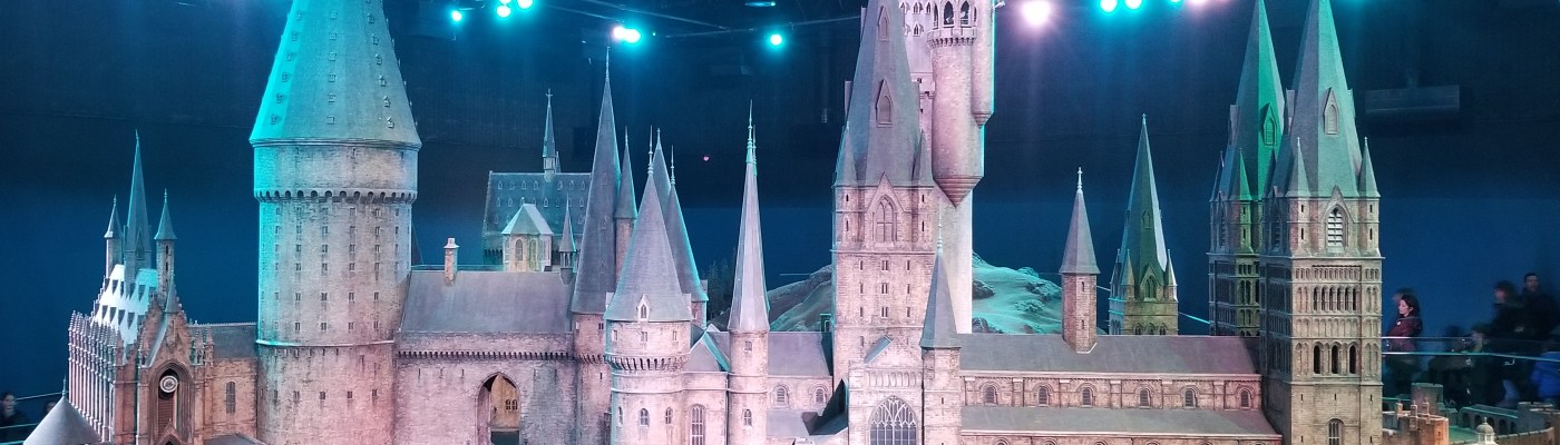 Hogwarts Castle model at Warner Bros. Studio Tour London–The Making of Harry Potter. Photo by Anastasia Mills Healy.