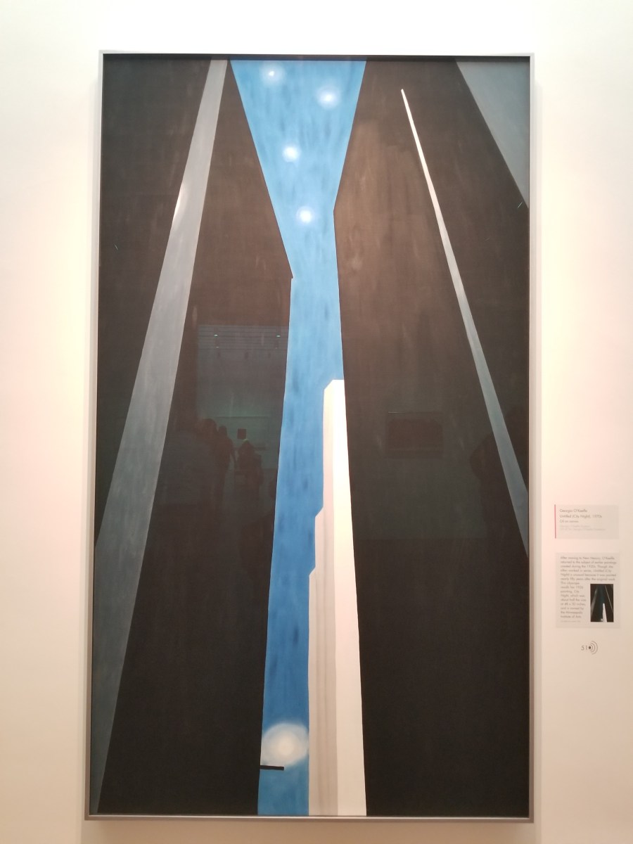 Georgia O'Keeffe, Untitled (City of Night), 1970s, Georgia O'Keeffe Museum, Santa Fe, New Mexico