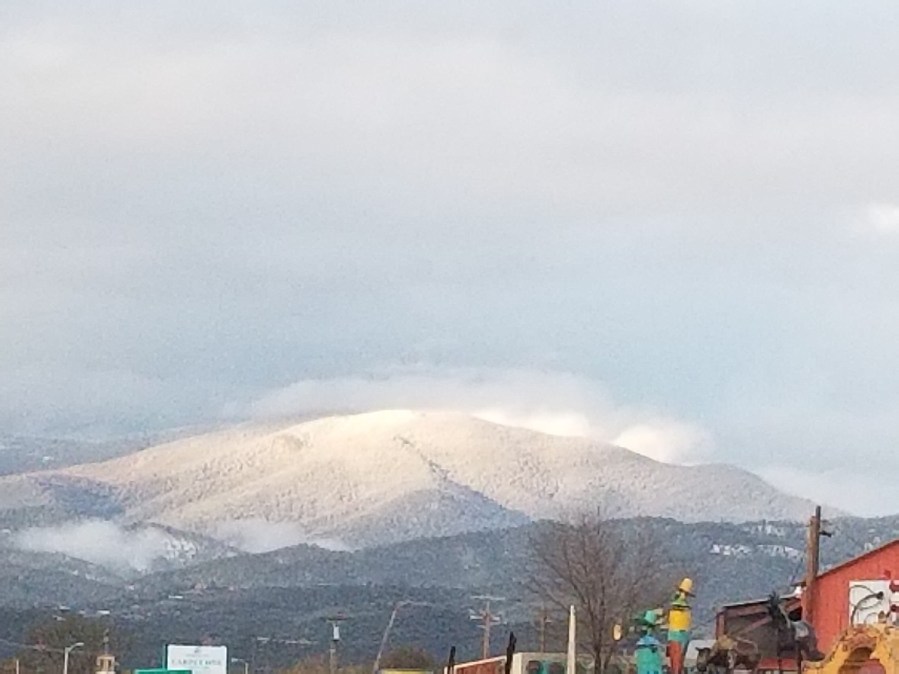 Santa Fe is in the foothills of the Rocky Mountains. People often think of it as being in a desert but in reality, at an elevation of 7,000 feet, it's the highest U.S. capital.