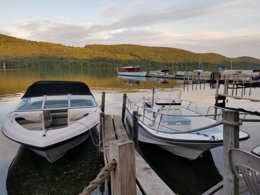 View from Blue Mingo restaurant in Cooperstown, NY. Photo by Anastasia Mills Healy