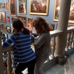 Kids at the Wadsworth Atheneum in Hartford, CT.